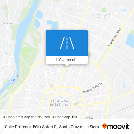 Mapa de Calle Profesor. Félix Satori R.