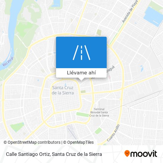 Mapa de Calle Santiago Ortiz