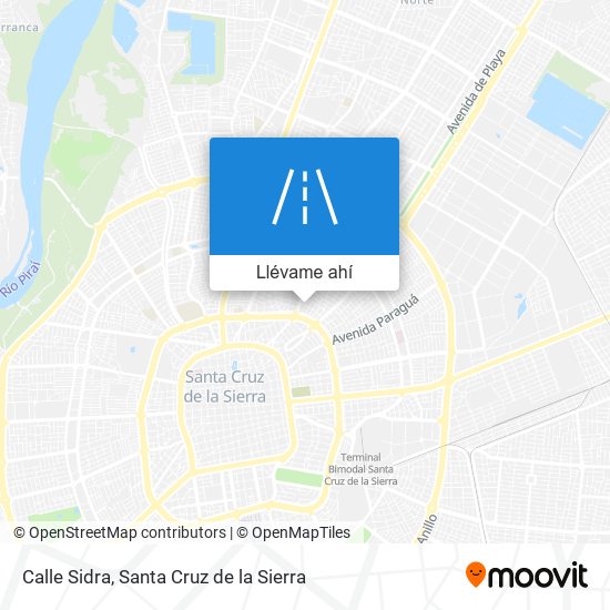 Mapa de Calle Sidra