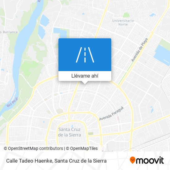 Mapa de Calle Tadeo Haenke