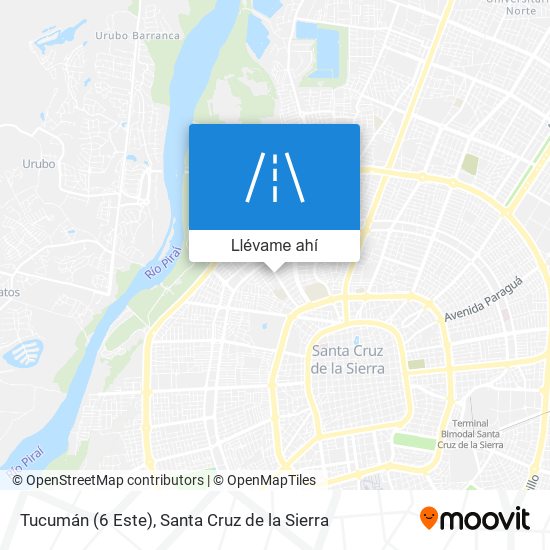 Mapa de Tucumán (6 Este)