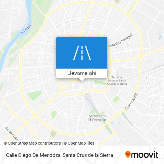 Mapa de Calle Diego De Mendoza
