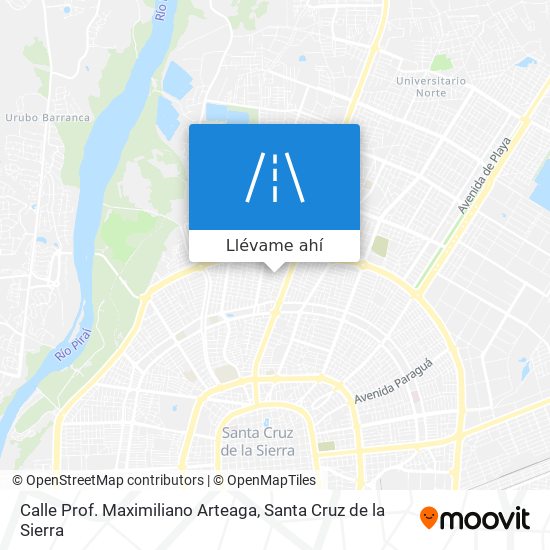 Mapa de Calle Prof. Maximiliano Arteaga