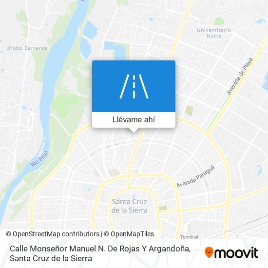 Mapa de Calle Monseñor Manuel N. De Rojas Y Argandoña