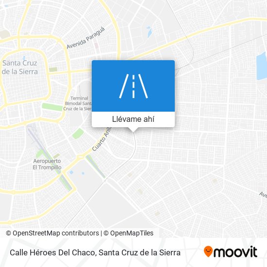 Mapa de Calle Héroes Del Chaco