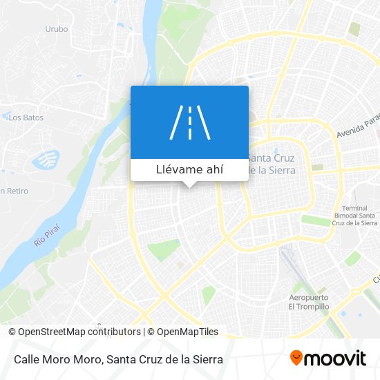 Mapa de Calle Moro Moro