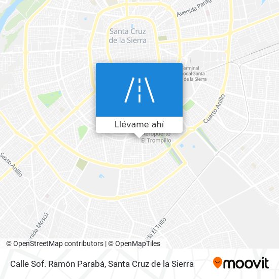 Mapa de Calle Sof. Ramón Parabá