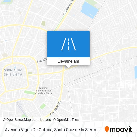 Mapa de Avenida Vigen De Cotoca