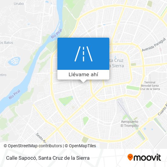 Mapa de Calle Sapocó