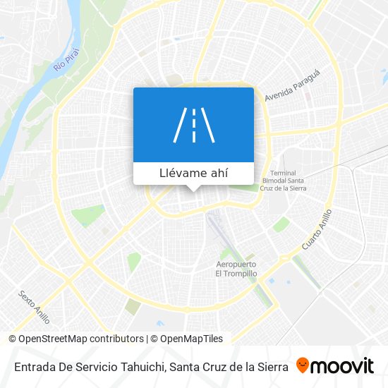 Mapa de Entrada De Servicio Tahuichi