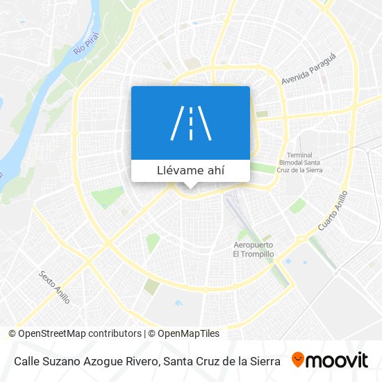 Mapa de Calle Suzano Azogue Rivero