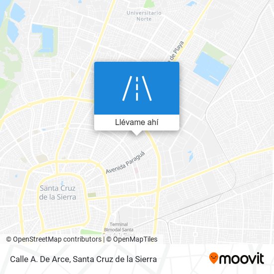 Mapa de Calle A. De Arce