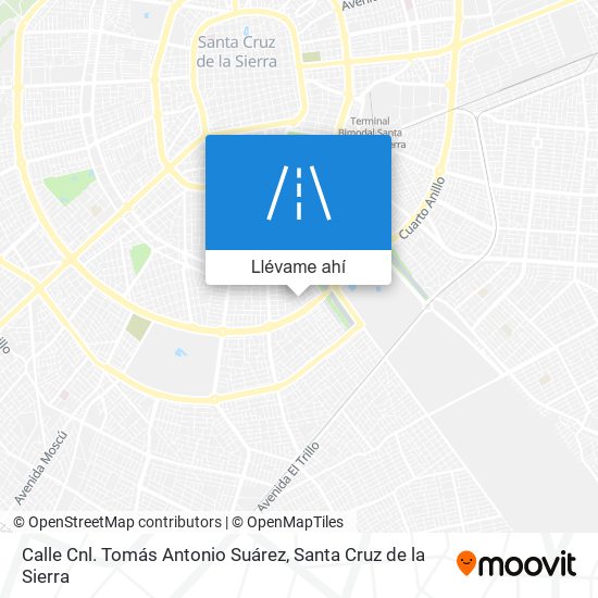 Mapa de Calle Cnl. Tomás Antonio Suárez