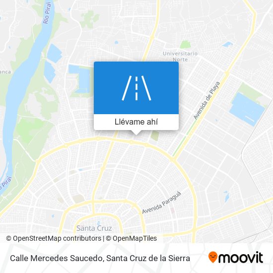 Mapa de Calle Mercedes Saucedo
