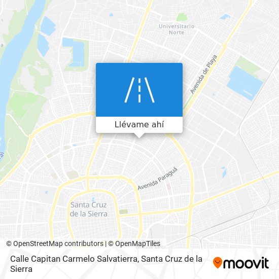 Mapa de Calle Capitan Carmelo Salvatierra