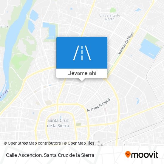 Mapa de Calle Ascencion