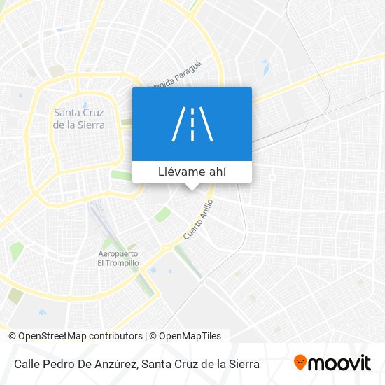 Mapa de Calle Pedro De Anzúrez