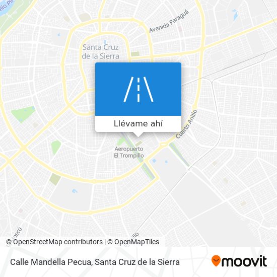 Mapa de Calle Mandella Pecua