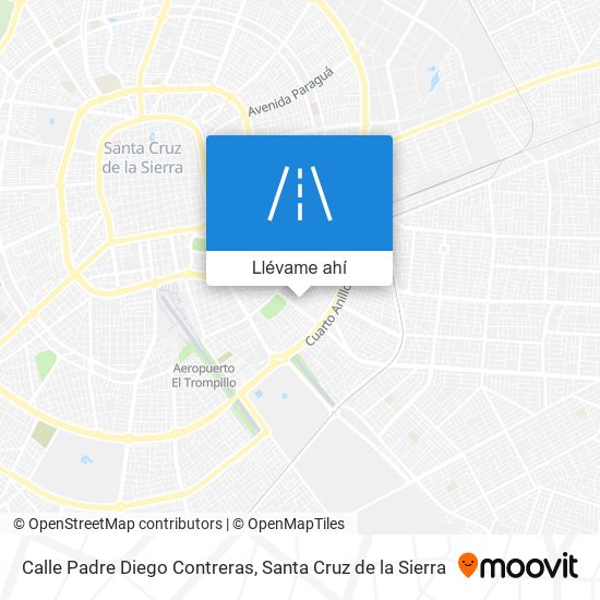 Mapa de Calle Padre Diego Contreras