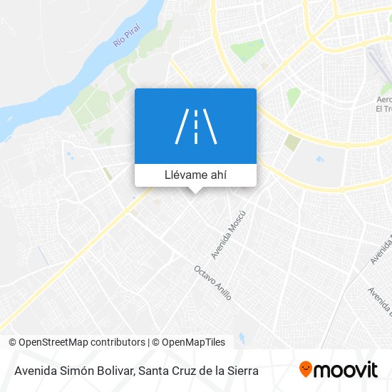 Mapa de Avenida Simón Bolivar