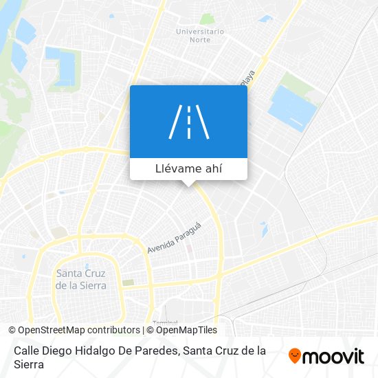 Mapa de Calle Diego Hidalgo De Paredes