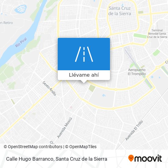 Mapa de Calle Hugo Barranco