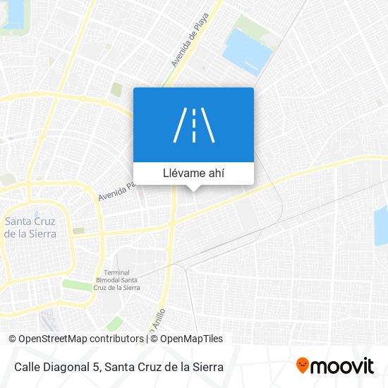 Mapa de Calle Diagonal 5