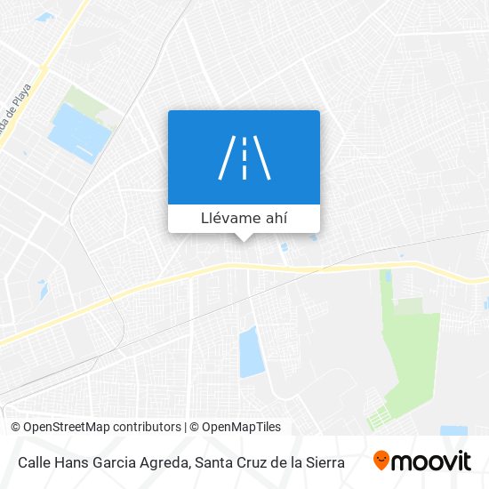 Mapa de Calle Hans Garcia Agreda