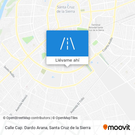 Mapa de Calle Cap. Dardo Arana