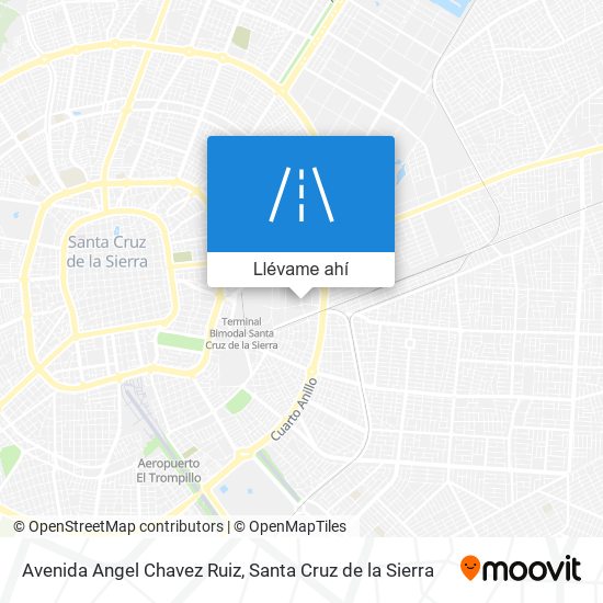 Mapa de Avenida Angel Chavez Ruiz