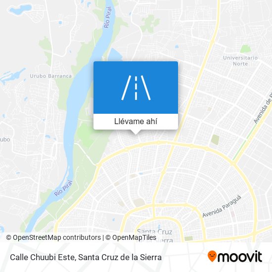 Mapa de Calle Chuubi Este