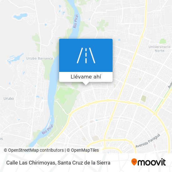 Mapa de Calle Las Chirimoyas