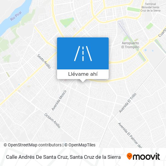 Mapa de Calle Andrés De Santa Cruz