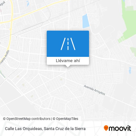 Mapa de Calle Las Orquideas