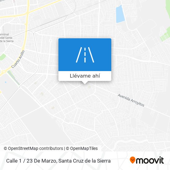 Mapa de Calle 1 / 23 De Marzo