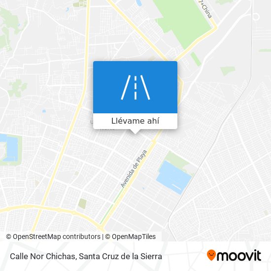 Mapa de Calle Nor Chichas