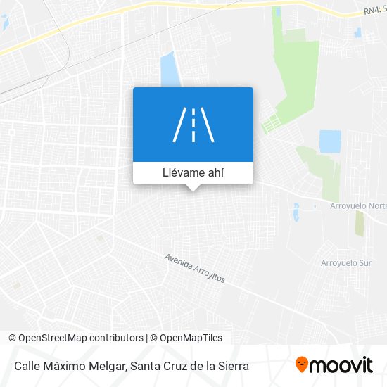 Mapa de Calle Máximo Melgar
