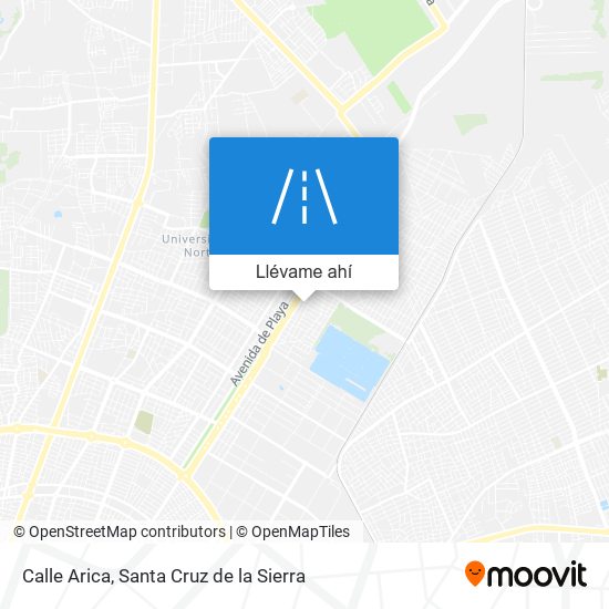 Mapa de Calle Arica
