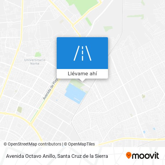 Mapa de Avenida Octavo Anillo