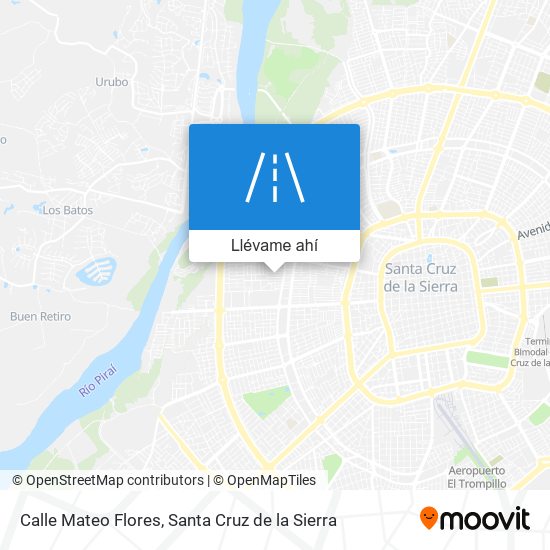 Mapa de Calle Mateo Flores