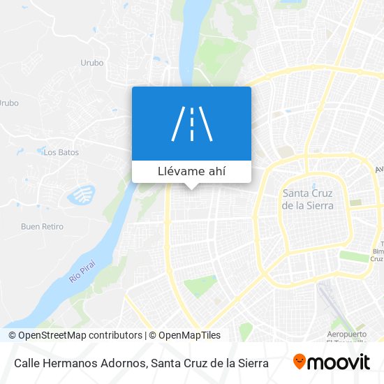 Mapa de Calle Hermanos Adornos