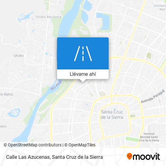Mapa de Calle Las Azucenas