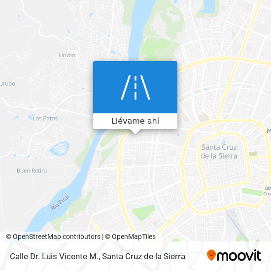 Mapa de Calle Dr. Luis Vicente M.