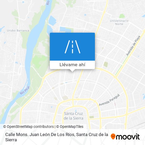 Mapa de Calle Mons. Juan León De Los Ríos