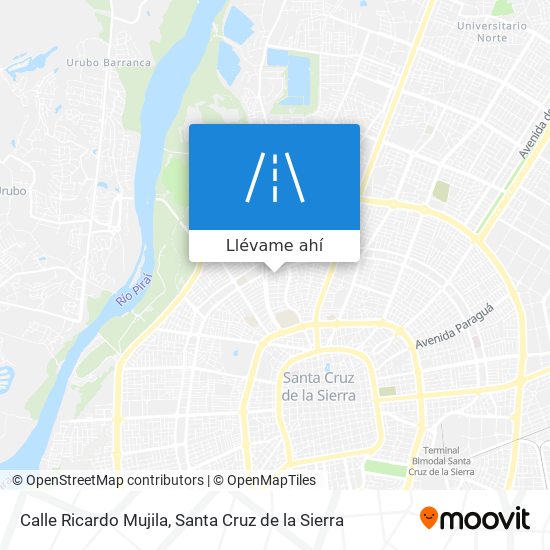 Mapa de Calle Ricardo Mujila