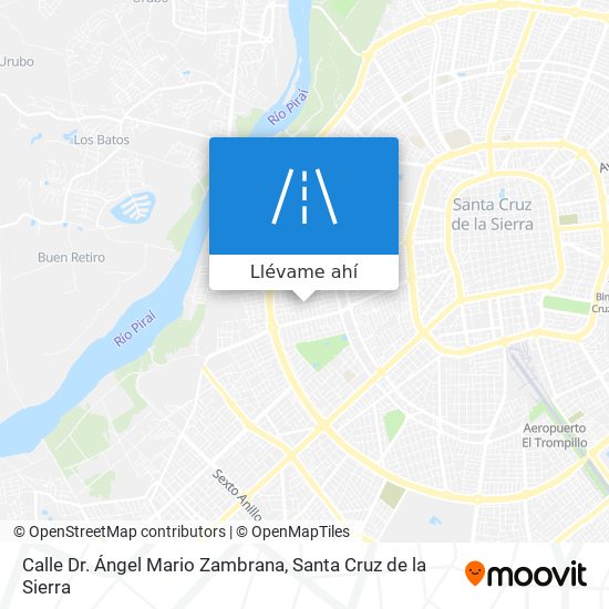 Mapa de Calle Dr. Ángel Mario Zambrana