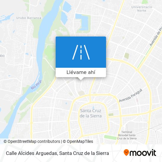 Mapa de Calle Alcides Arguedas