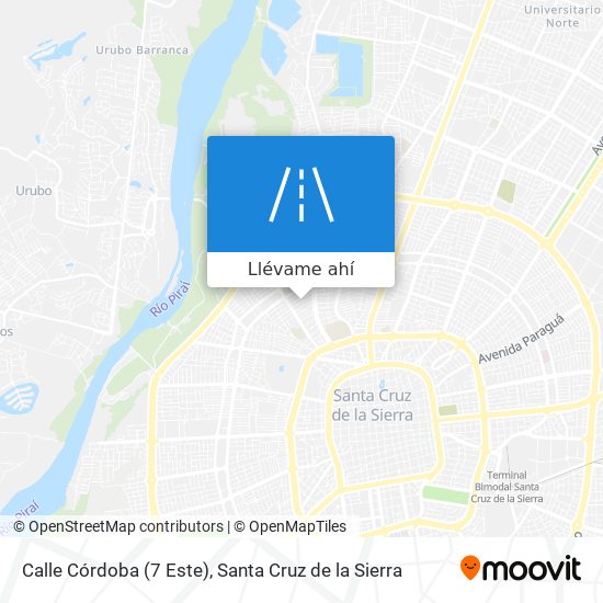 Mapa de Calle Córdoba (7 Este)