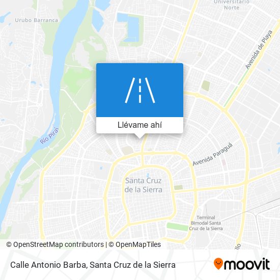 Mapa de Calle Antonio Barba