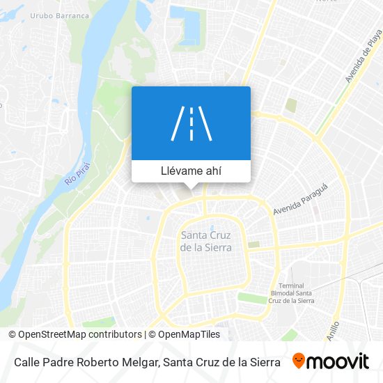Mapa de Calle Padre Roberto Melgar